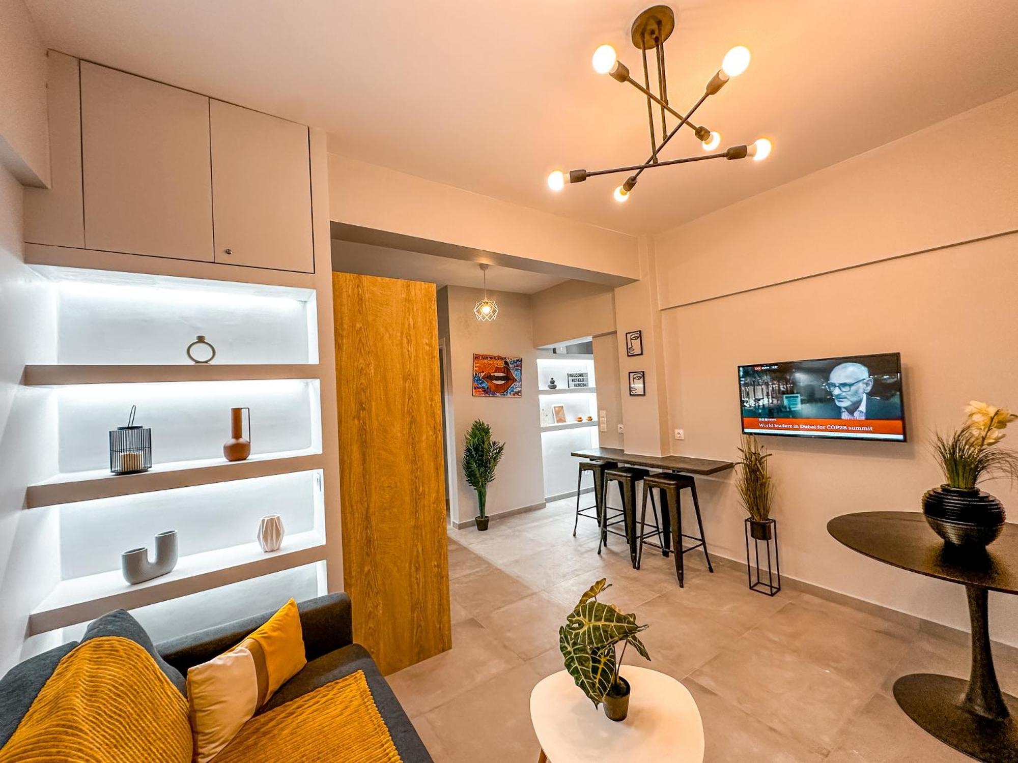 Luxury Close To Metro & Akropolis #2- Cielo Homes Apartment *